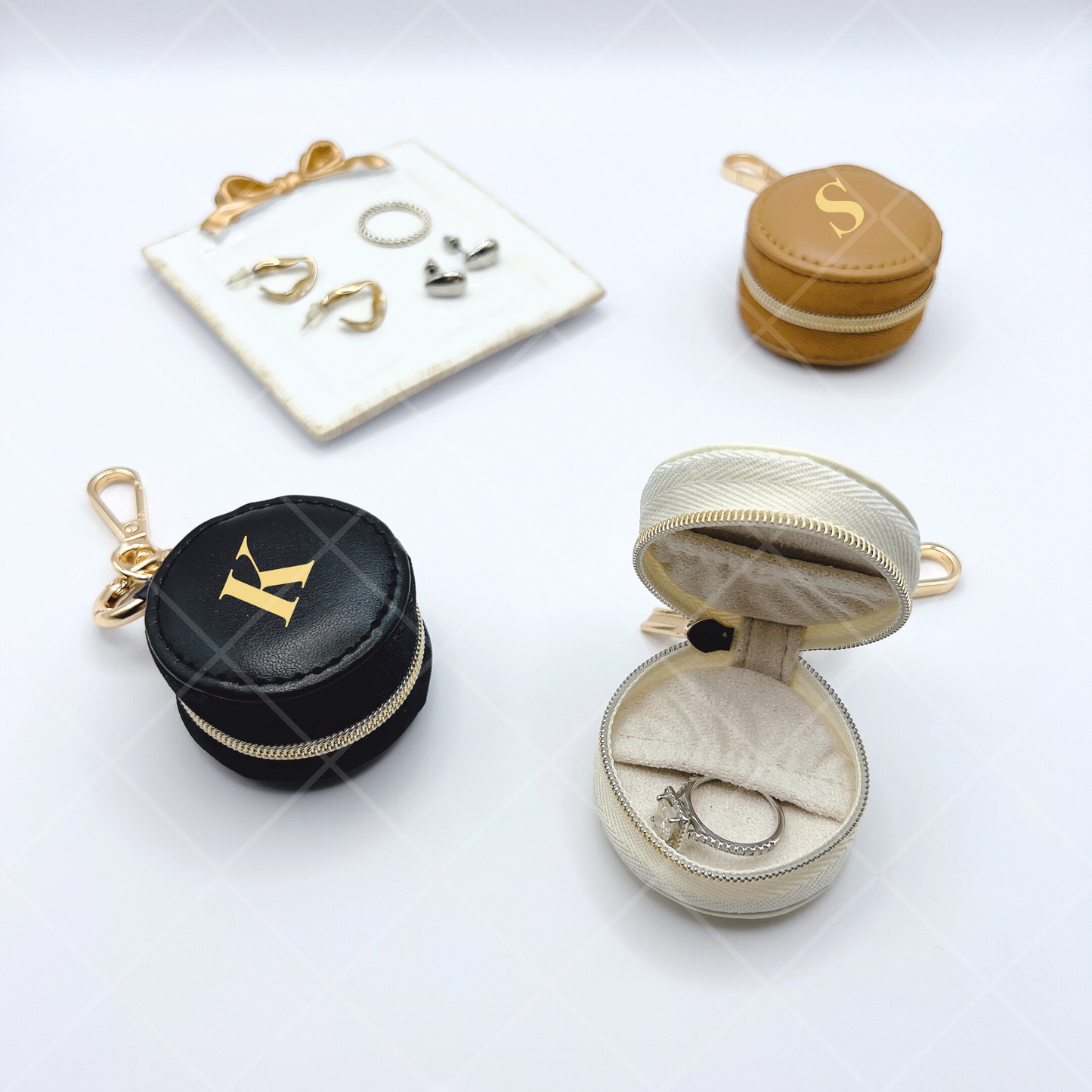 Mini Ring Holder Travel Jewelry Box