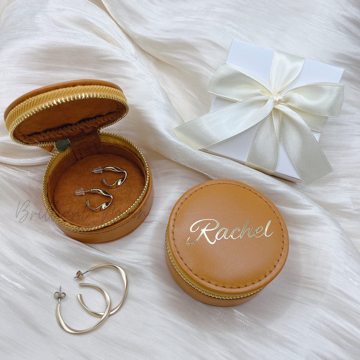 Personalized Travel Jewelry Case