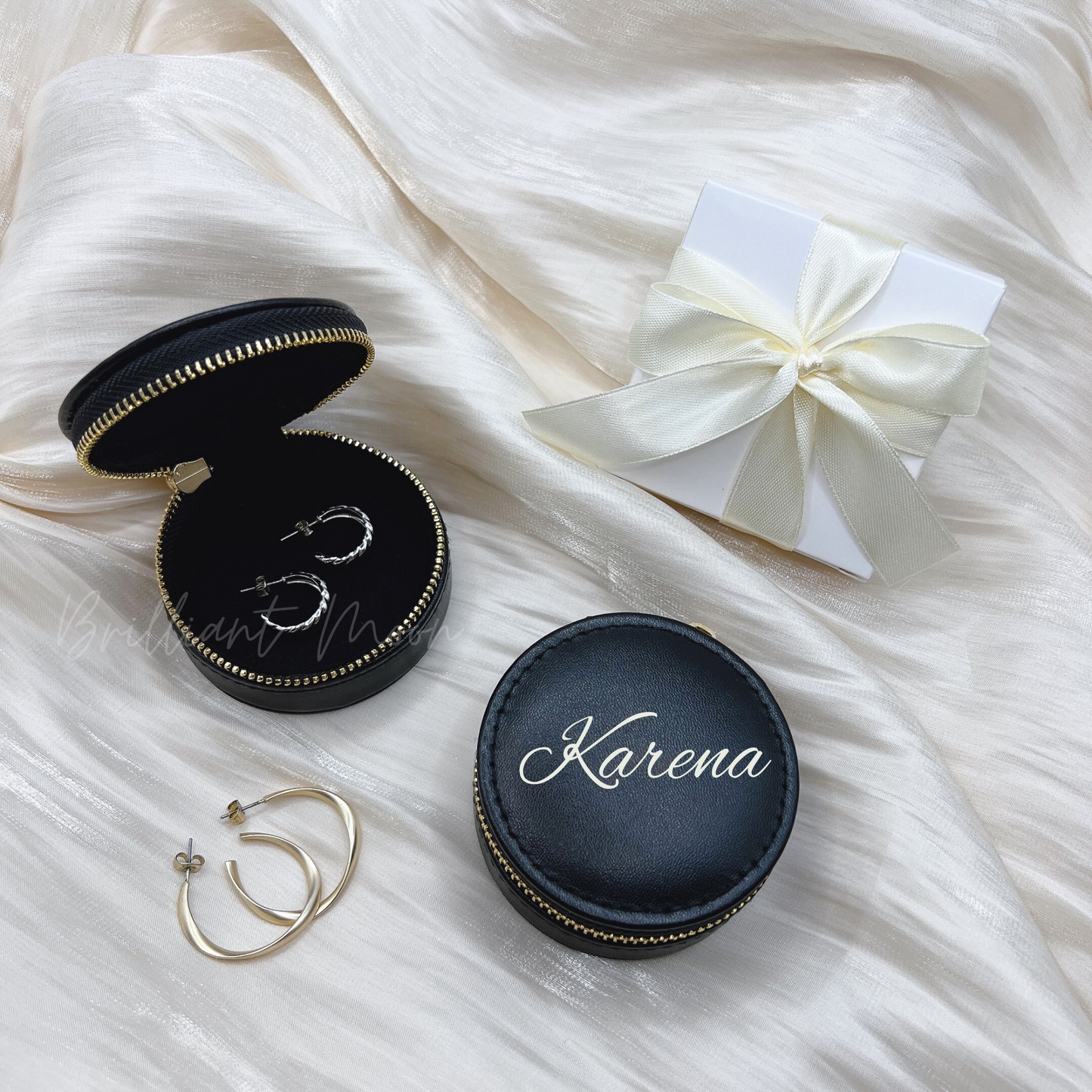 Personalized Travel Jewelry Case