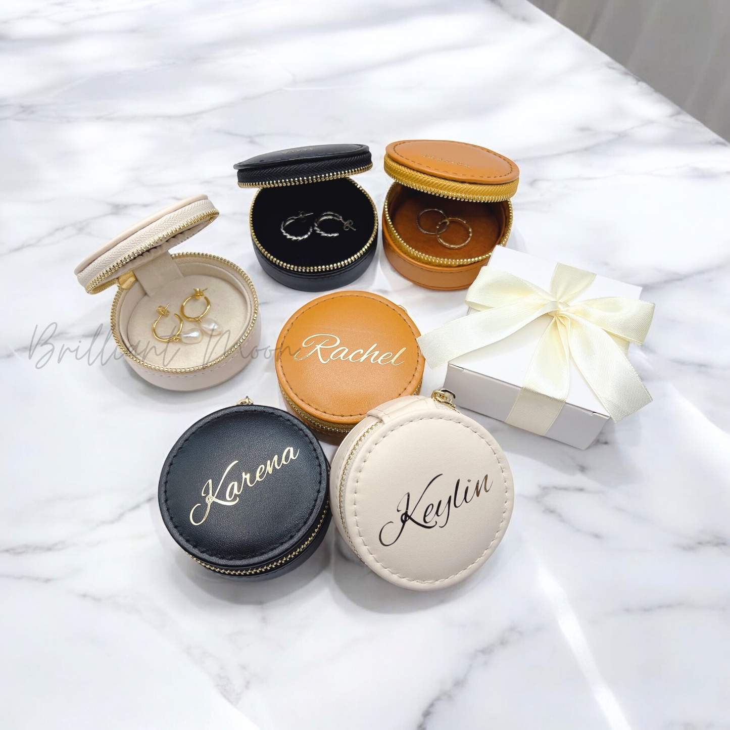 Personalized Travel Jewelry Case