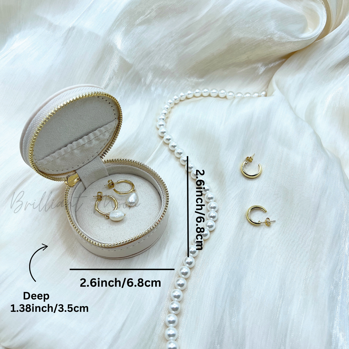 Personalized Travel Jewelry Case