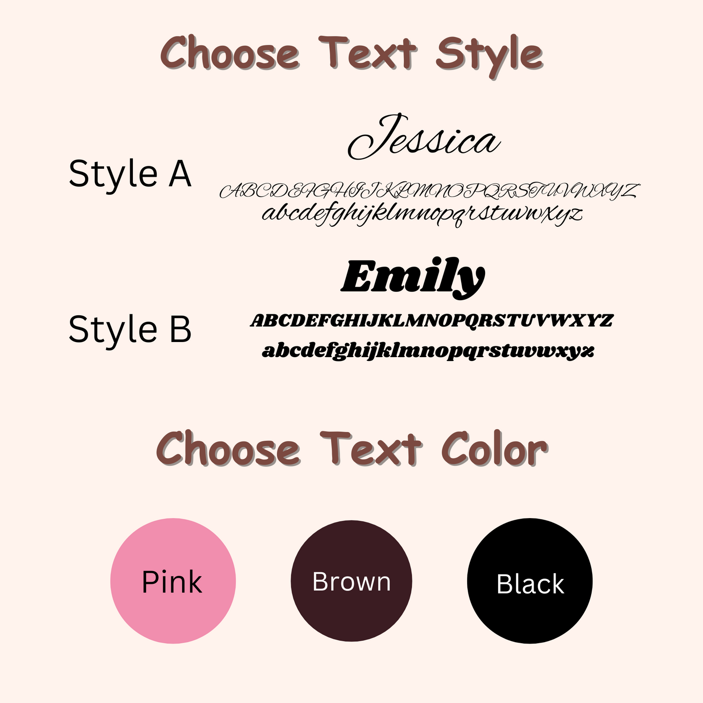 Personalized Flower Clear Tote Bag