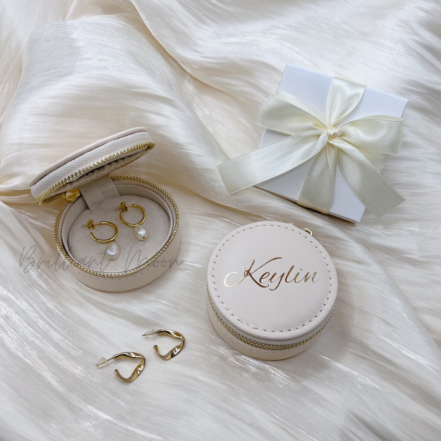 Personalized Travel Jewelry Case
