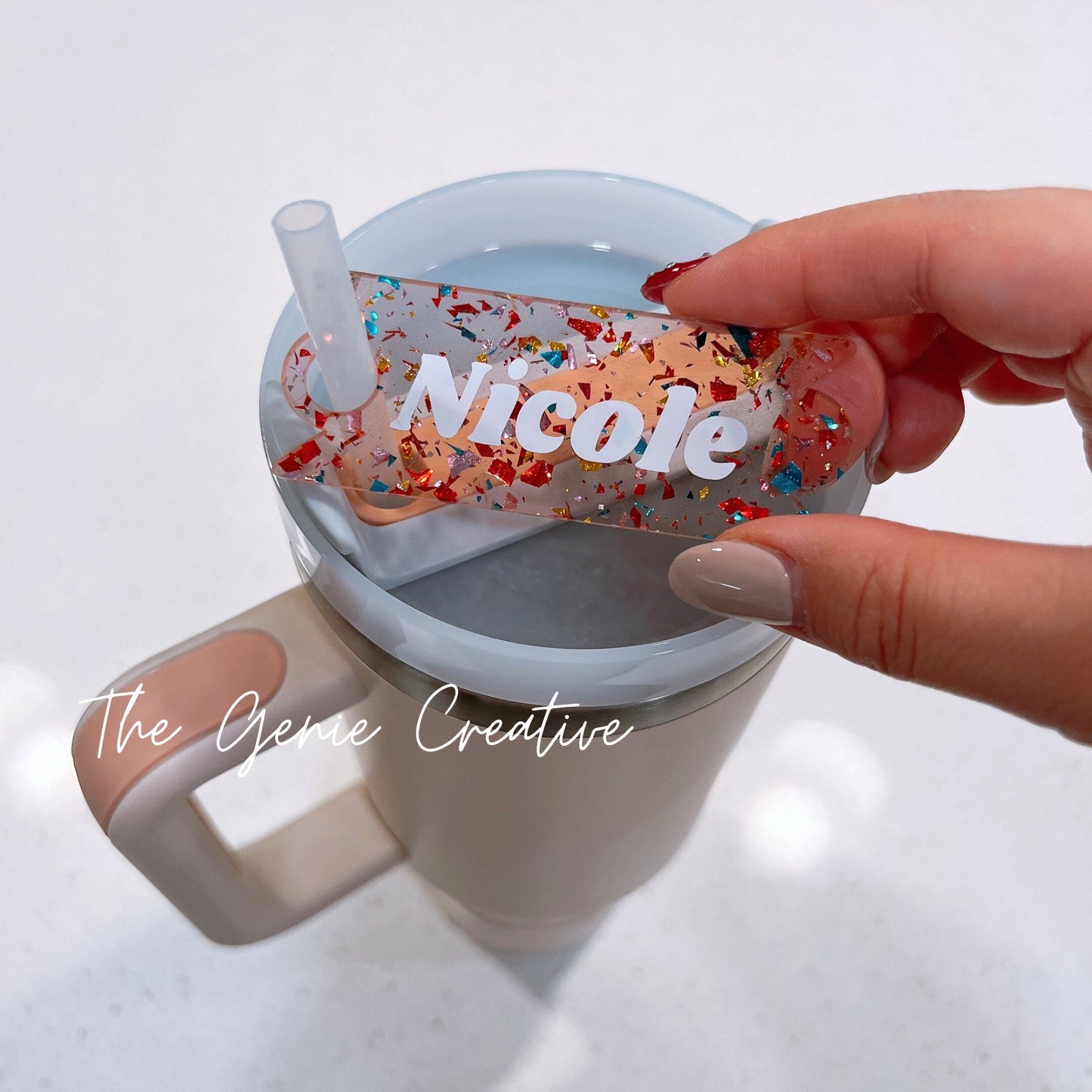 Personalized Tumbler Name Plate